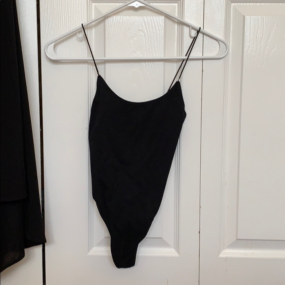 Spaghetti strap one piece